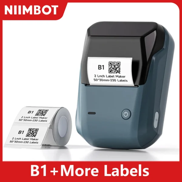 Niimbot B1 Mini imprimante thermique Portable auto-adhésive autocollant étiqueteuse imprimante de poche étiqueteuse Bluetooth Niimbot B1